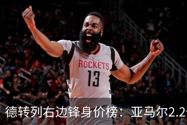 德转列右边锋身价榜：亚马尔2.2亿欧居首，奥利塞1.8亿欧第二